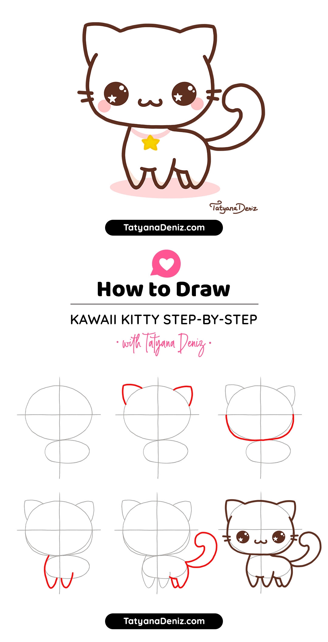 cat drawing easy