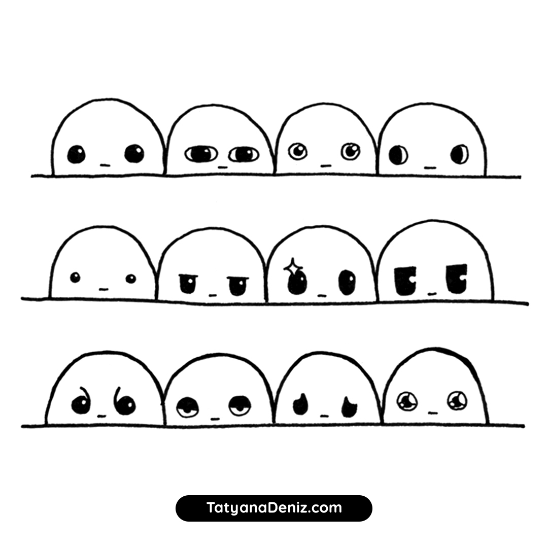 How To Draw Kawaii Eyes And Mouths