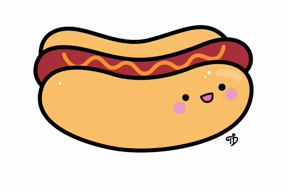 How To Draw Kawaii Hot Dog Step by step Cute And Easy