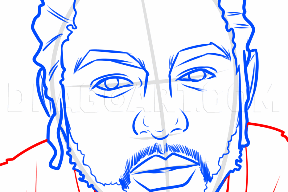 How To Draw Kendrick Lamar Drawing Step By Step By Dawn DragoArt