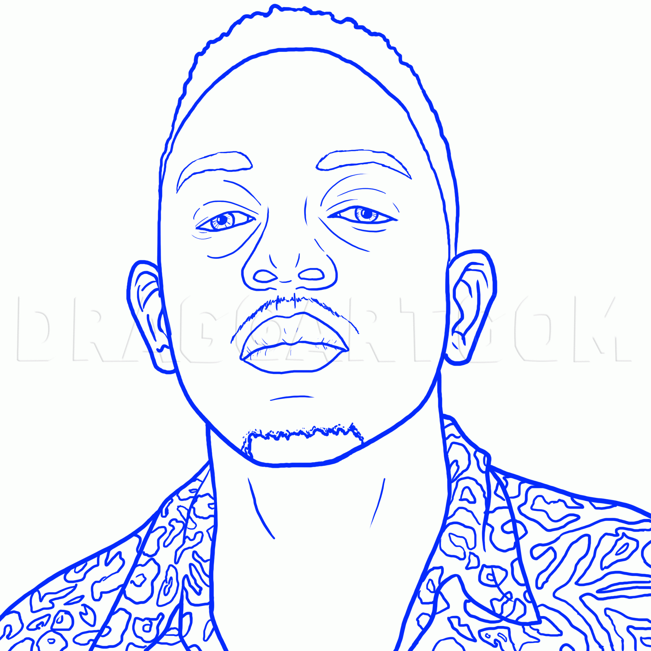 How To Draw Kendrick Lamar Kendrick Lamar Drawing Step By Step By MichaelY DragoArt