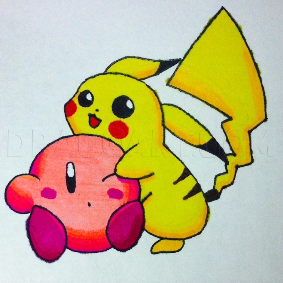 how to draw kirby