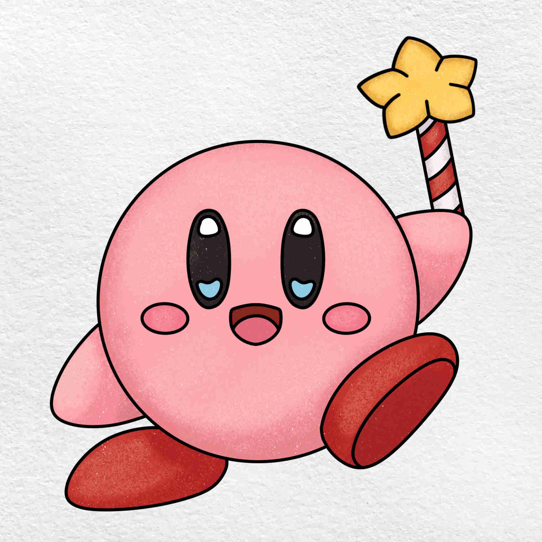 How To Draw Kirby HelloArtsy