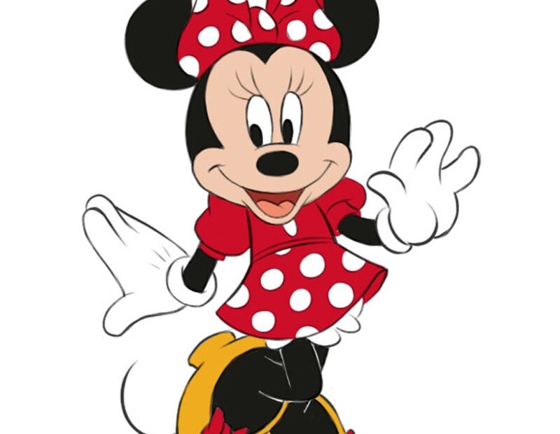 How To Draw Minnie Mouse Easy Drawing Art