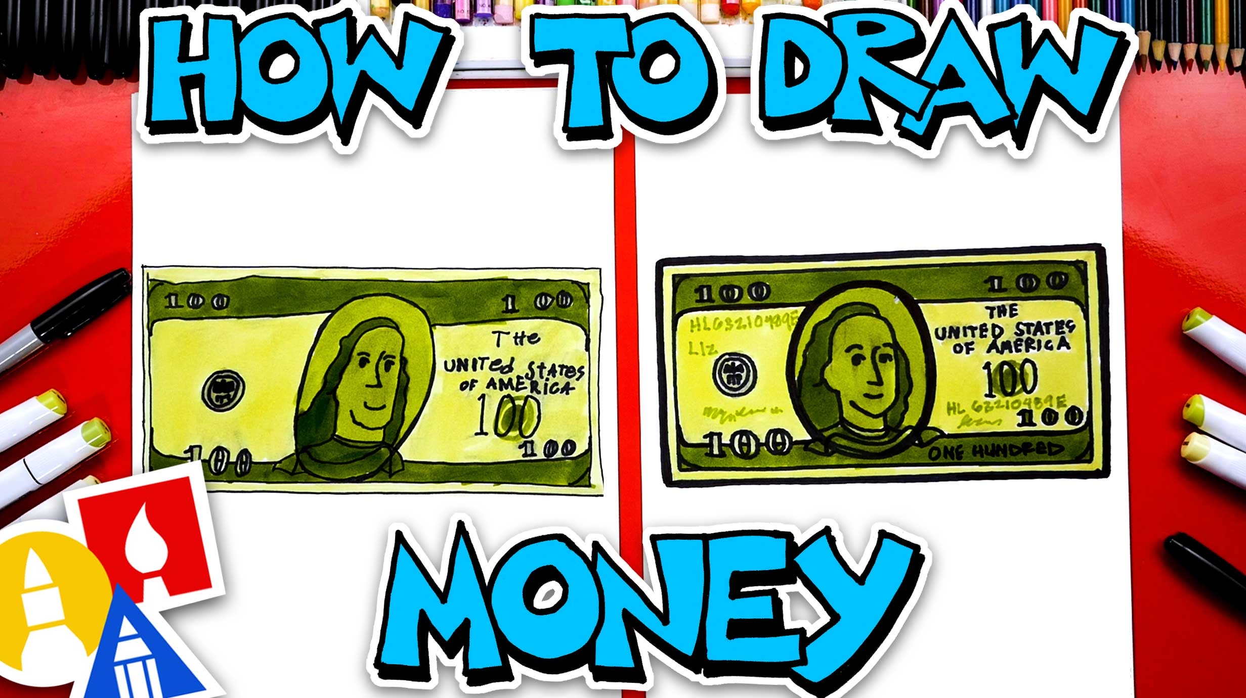 how to draw money