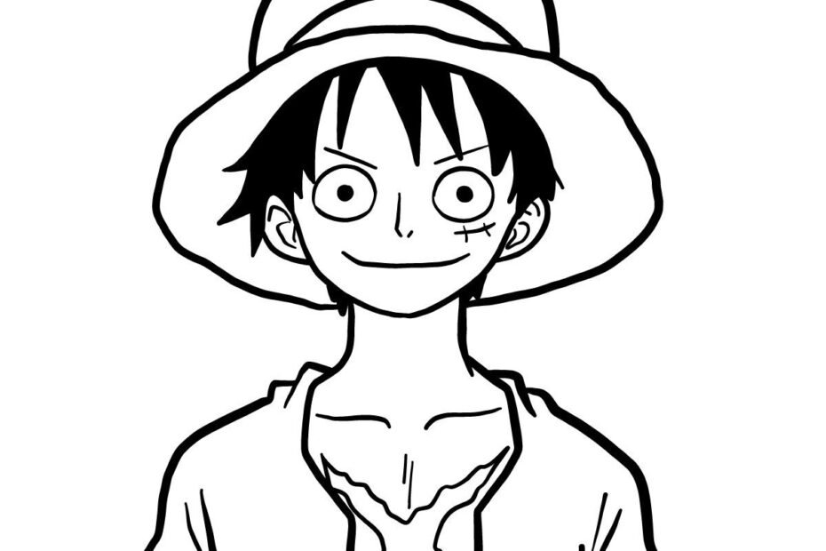 How To Draw Monkey D Luffy s Face A Step by Step Guide