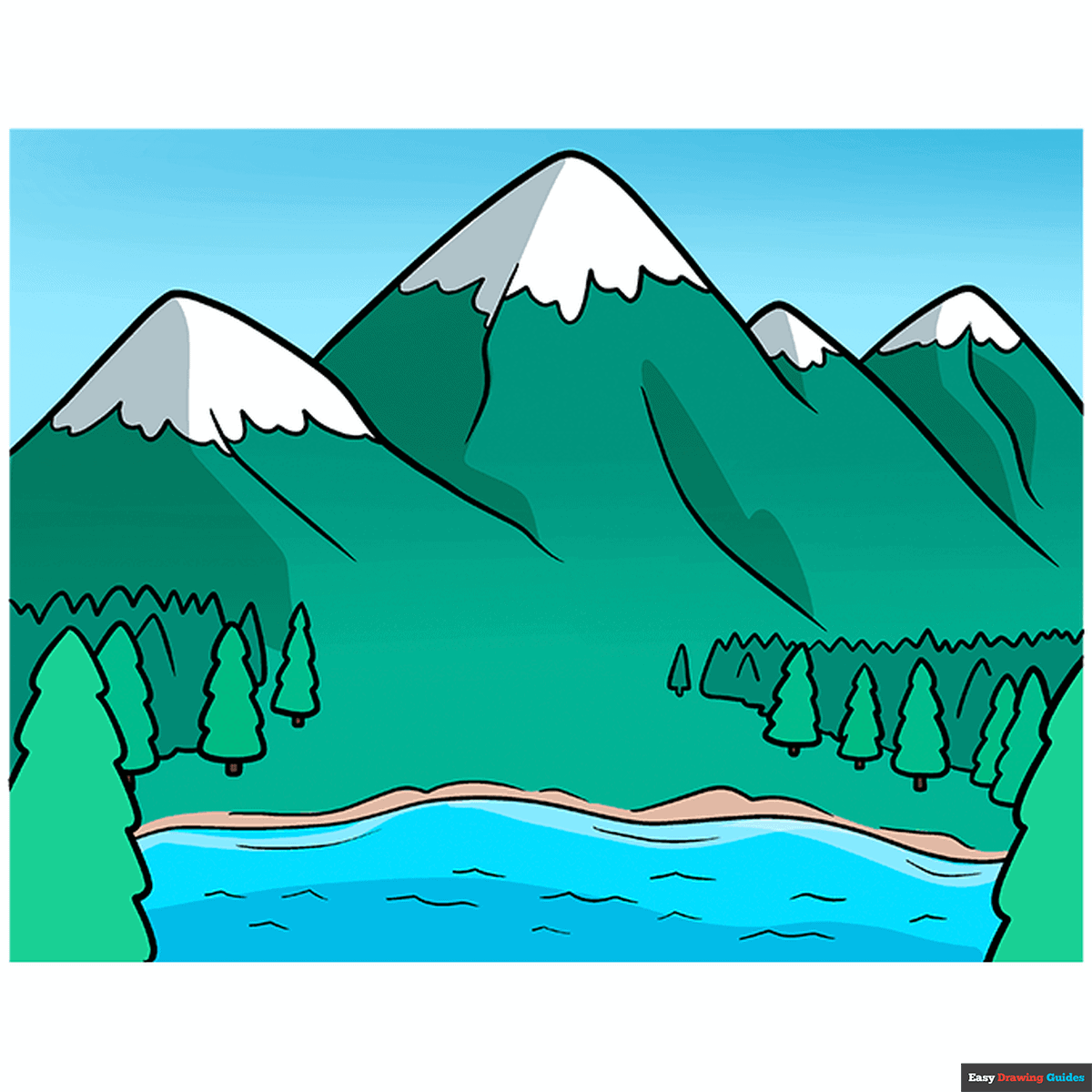 mountain drawings