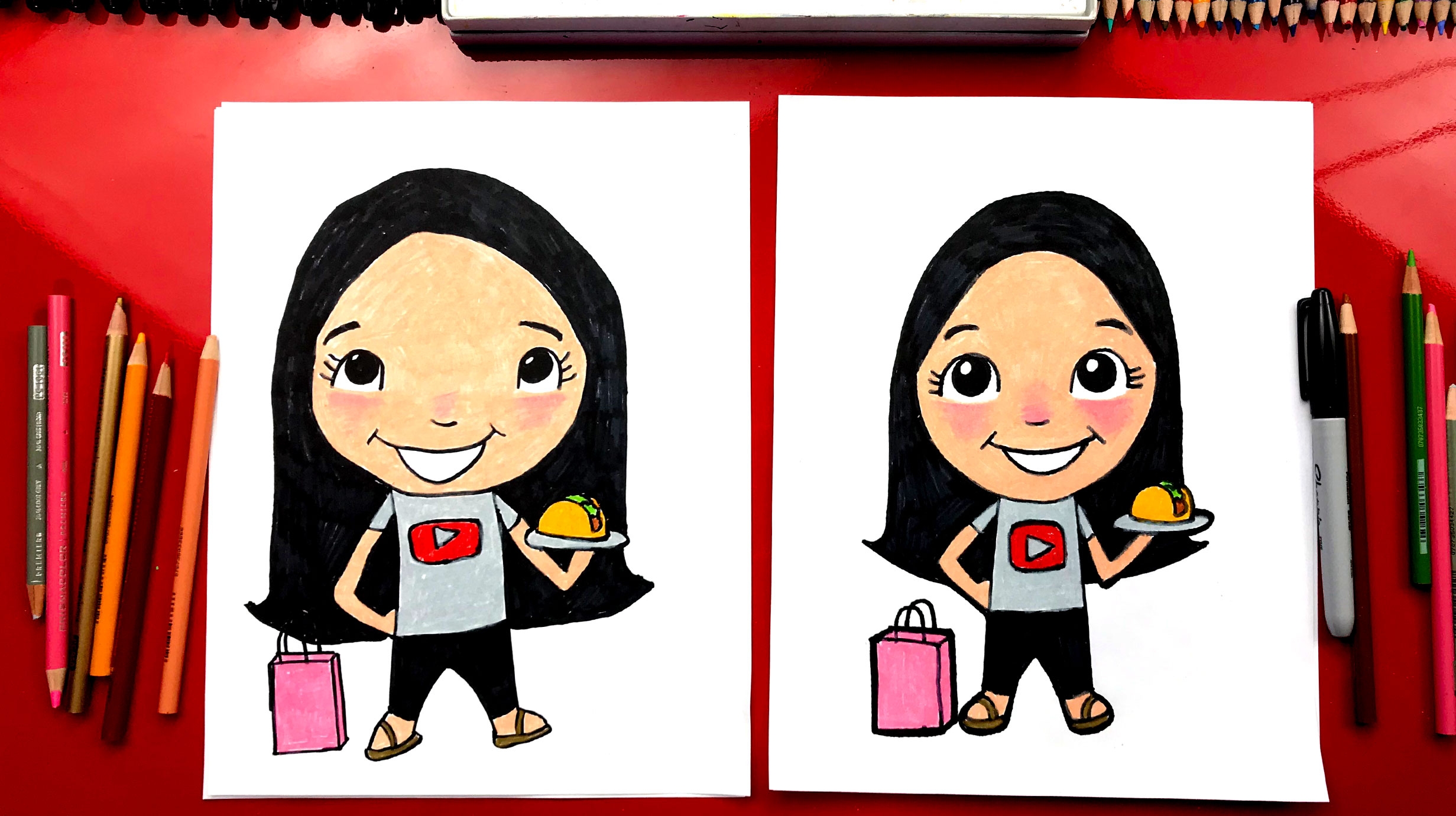 How To Draw Mrs Hubs From Art For Kids Hub Art For Kids Hub 