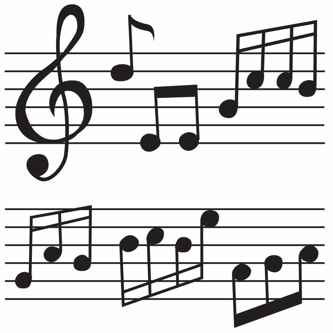 How To Draw Music Notes On A Staff Easy Step by Step Art Lesson For Kids