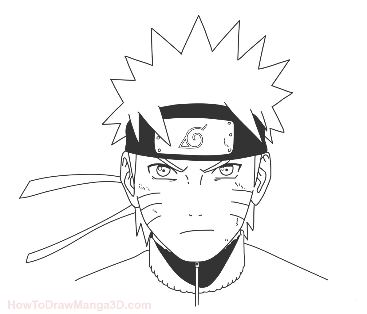 How To Draw Naruto Step By Step MANGA JAM