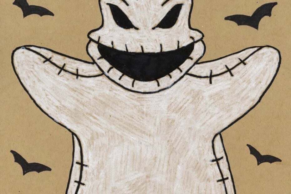 How To Draw Oggie Boogie From Nightmare Before Christmas