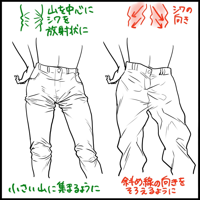 How To Draw Pants With Tubes And Trapezoids MediBang Paint The Free Digital Painting And Manga Creation Software