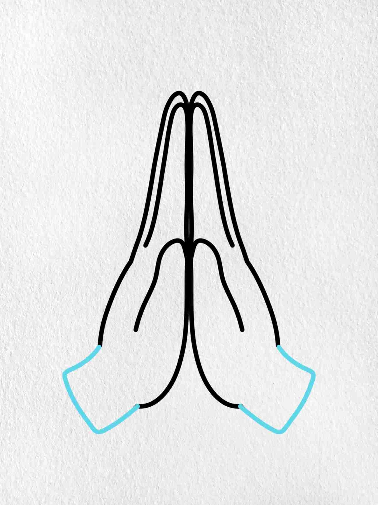 How To Draw Praying Hands HelloArtsy