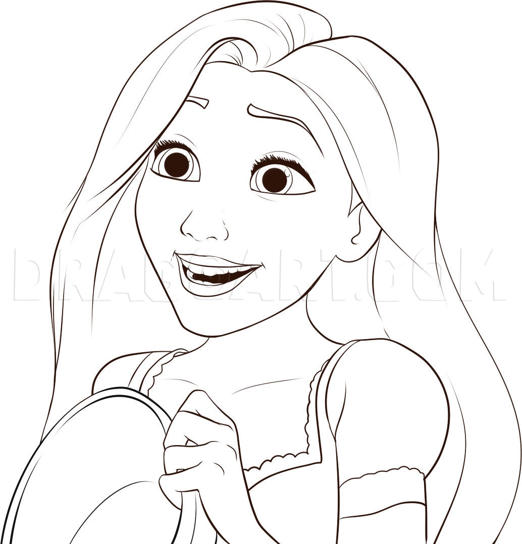 rapunzel drawing