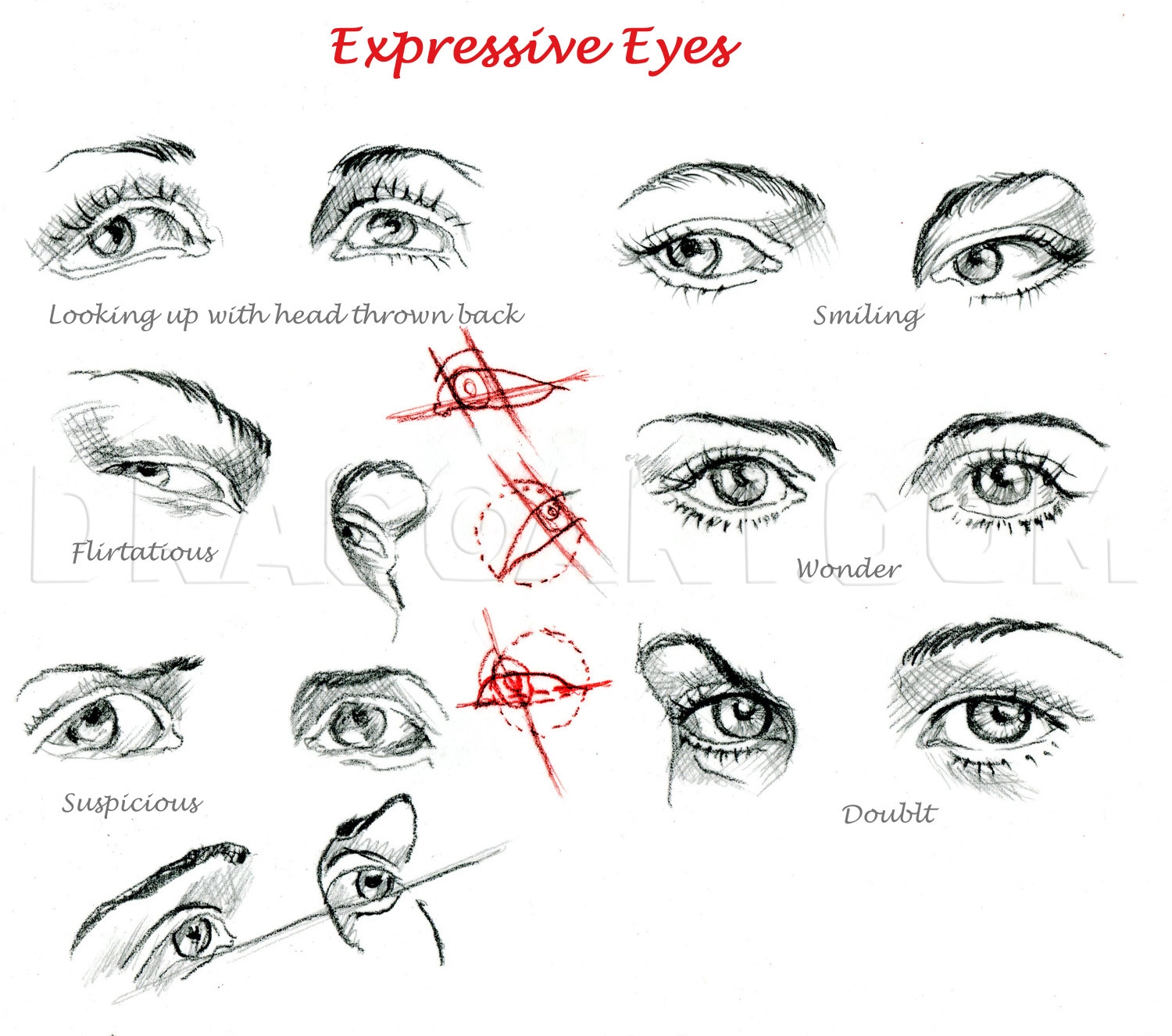 How To Draw Realistic Eyes Sketch Eyes Drawing Step By Step By Catlucker DragoArt