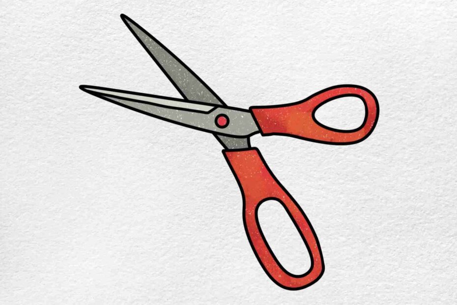 How To Draw Scissors HelloArtsy