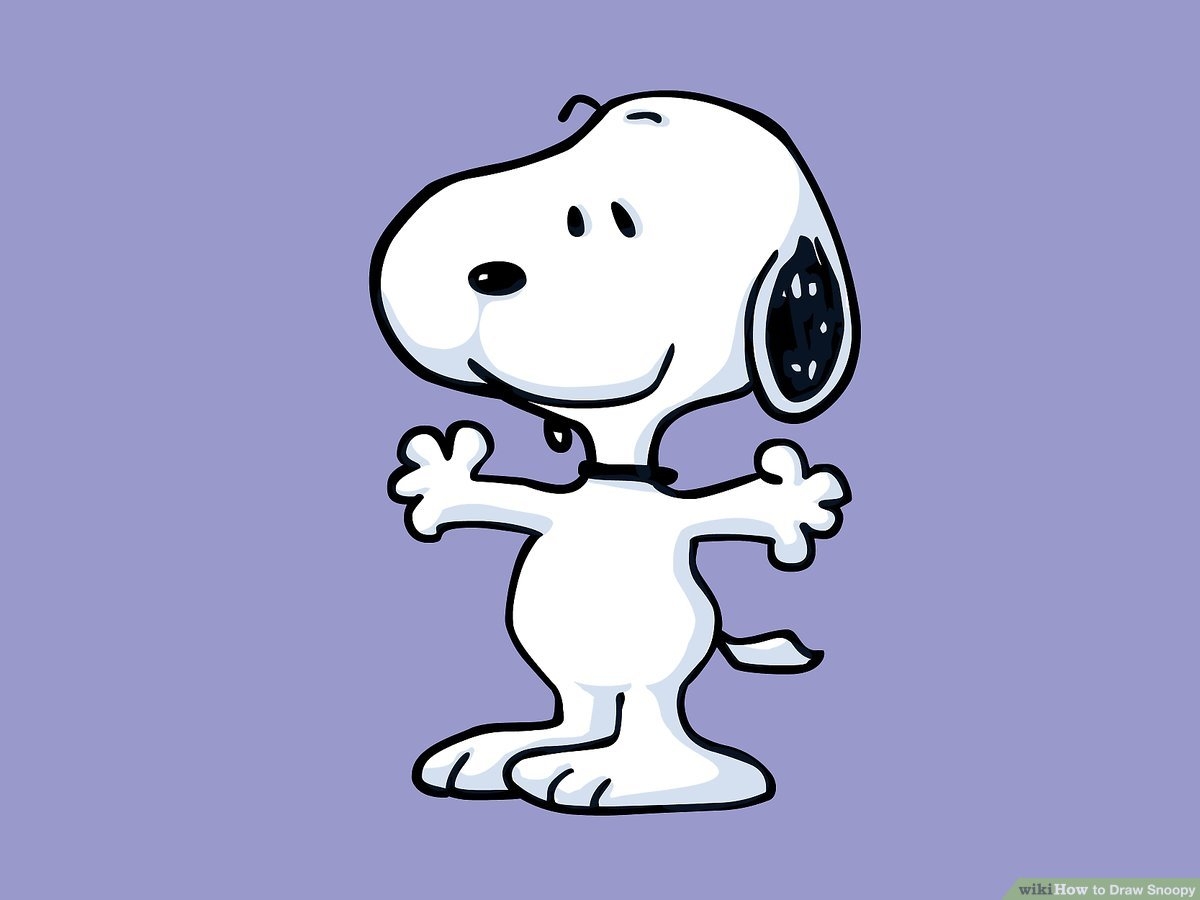 snoopy drawing