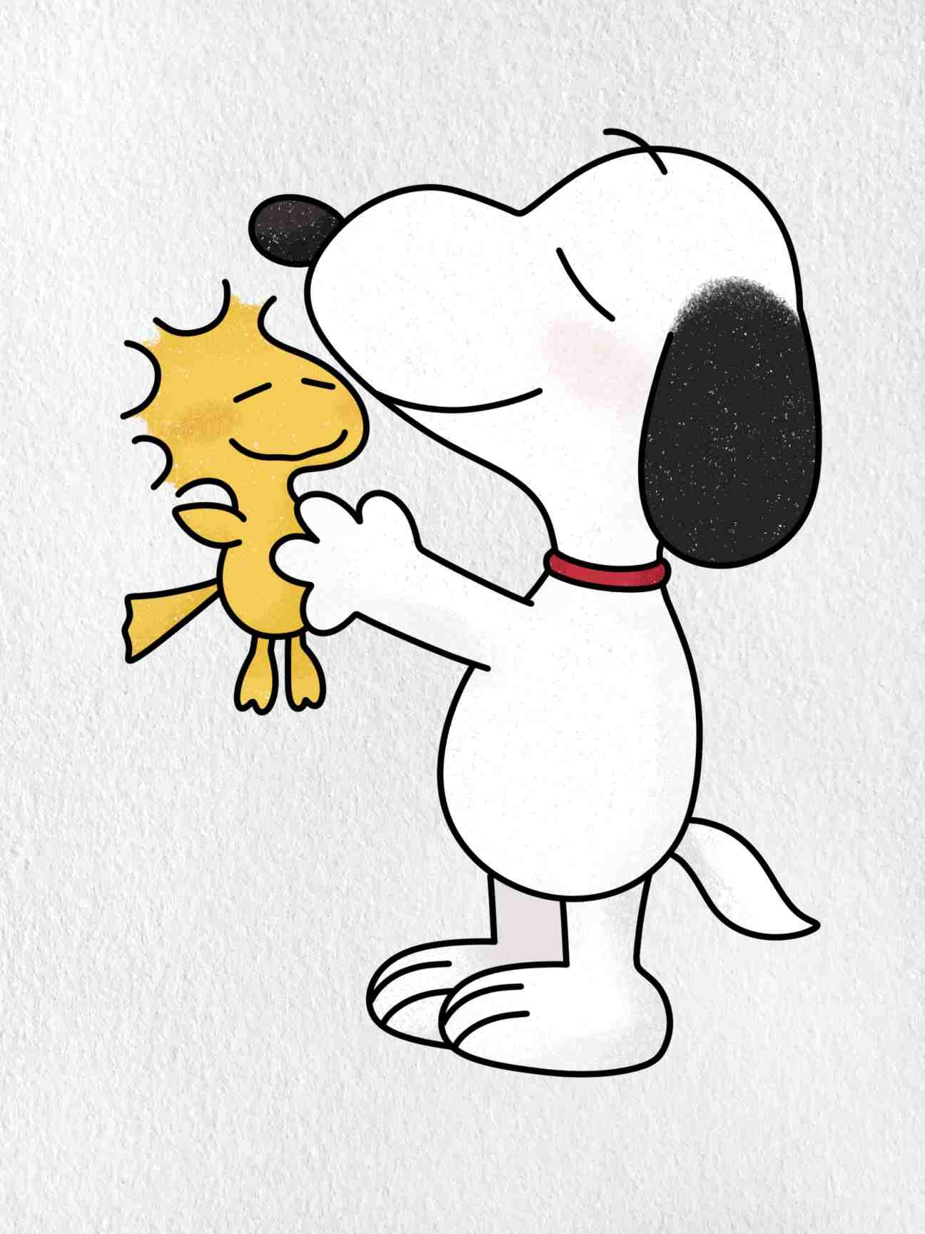 How To Draw Snoopy And Woodstock HelloArtsy