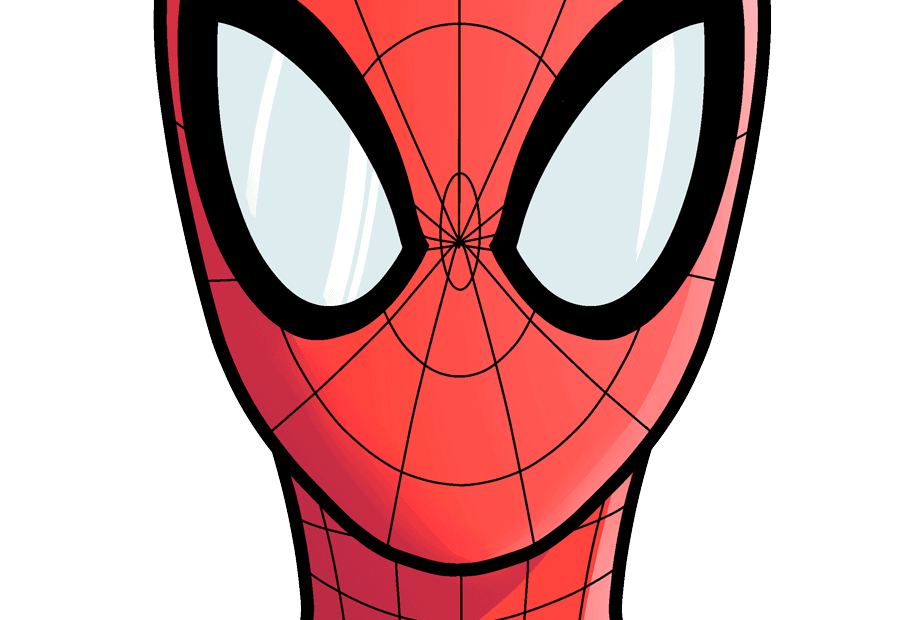 How To Draw Spider Man s Face Really Easy Drawing Tutorial