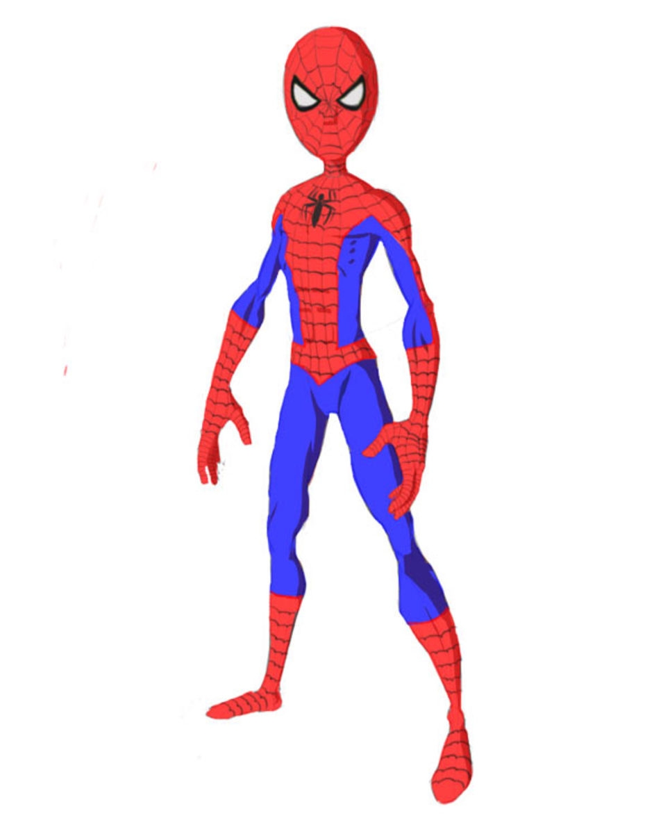 How To Draw Spiderman Body Outline HubPages