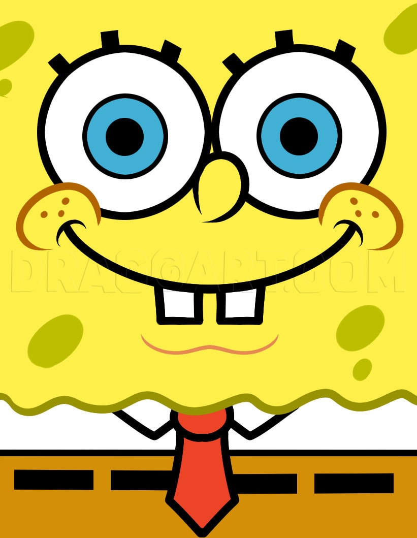 How To Draw Spongebob Easy Drawing Step By Step By Dawn DragoArt