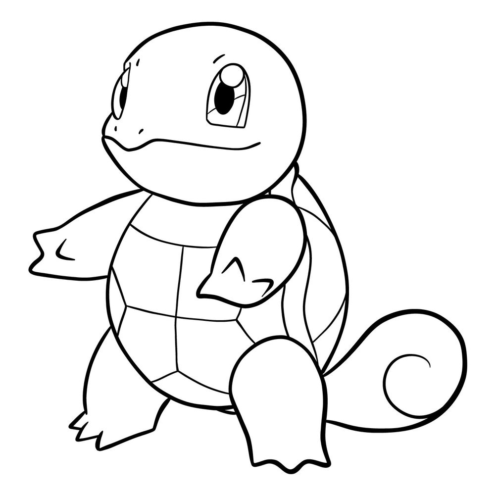 How To Draw Squirtle Your Favourite Water Type Pok mon