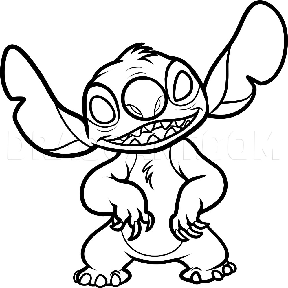 stitch drawing easy