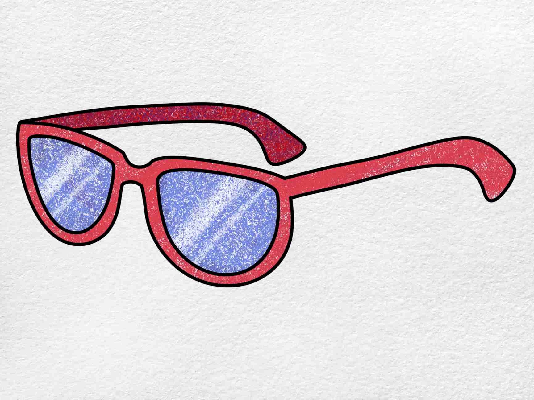 How To Draw Sunglasses HelloArtsy