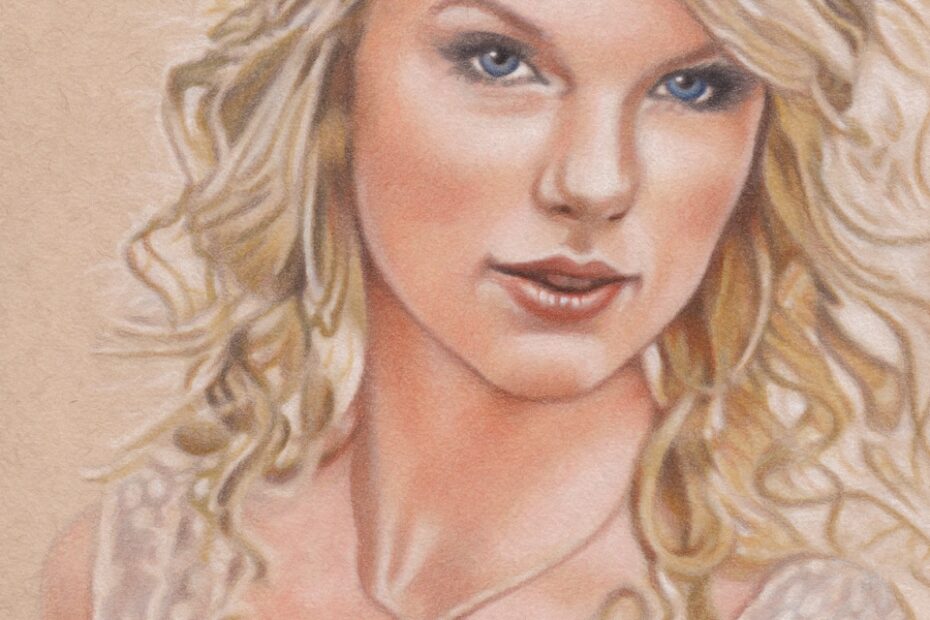 How To Draw Taylor Swift Fine Art Tutorial By Christopher Spicer CBSpicer Art