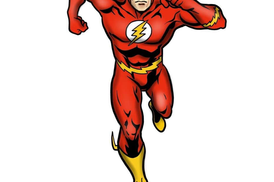 How To Draw The Flash Making A Sketch Of Running Barry Allen