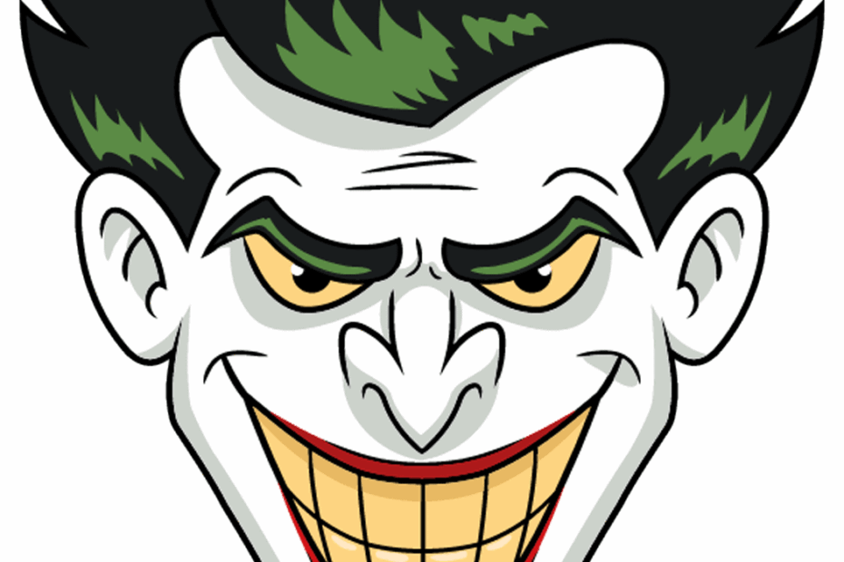 How To Draw The Joker s Face Really Easy Drawing Tutorial