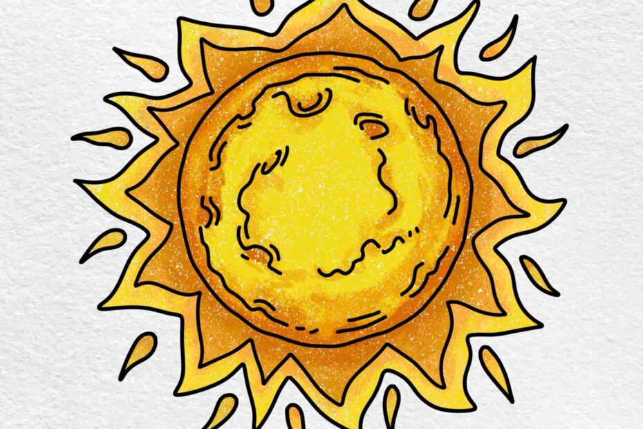 How To Draw The Sun HelloArtsy
