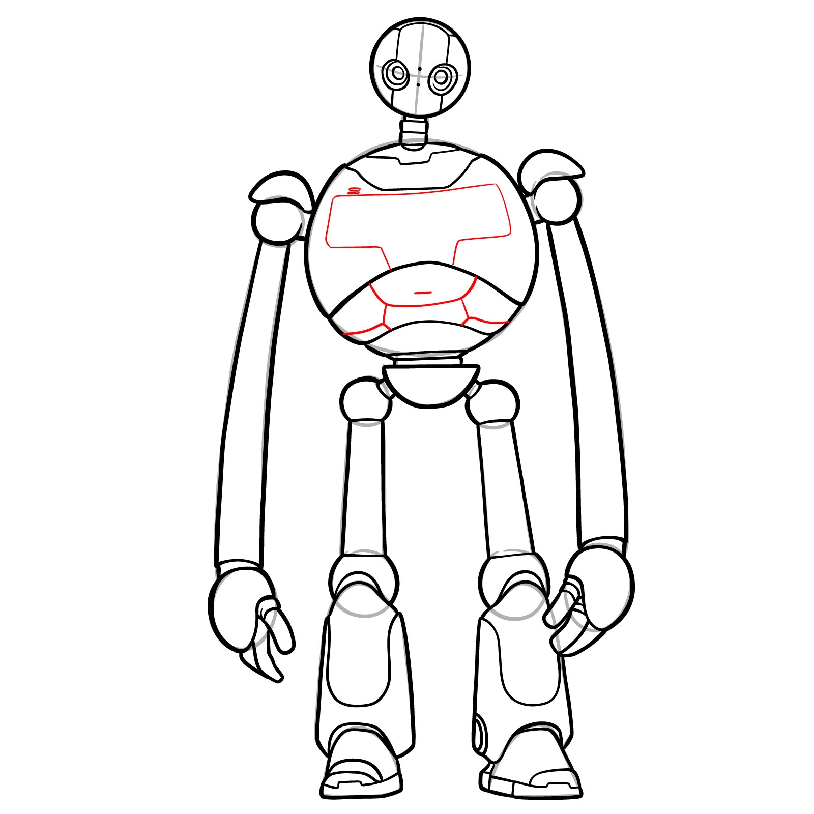 robot drawings
