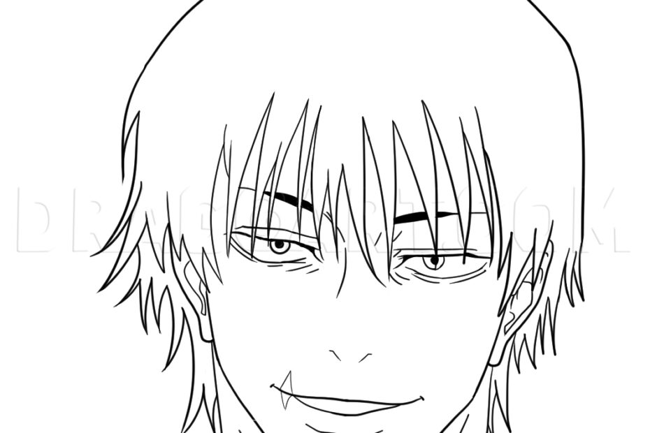 How To Draw Toji Jjk Drawing Step By Step By Cocoapebbles