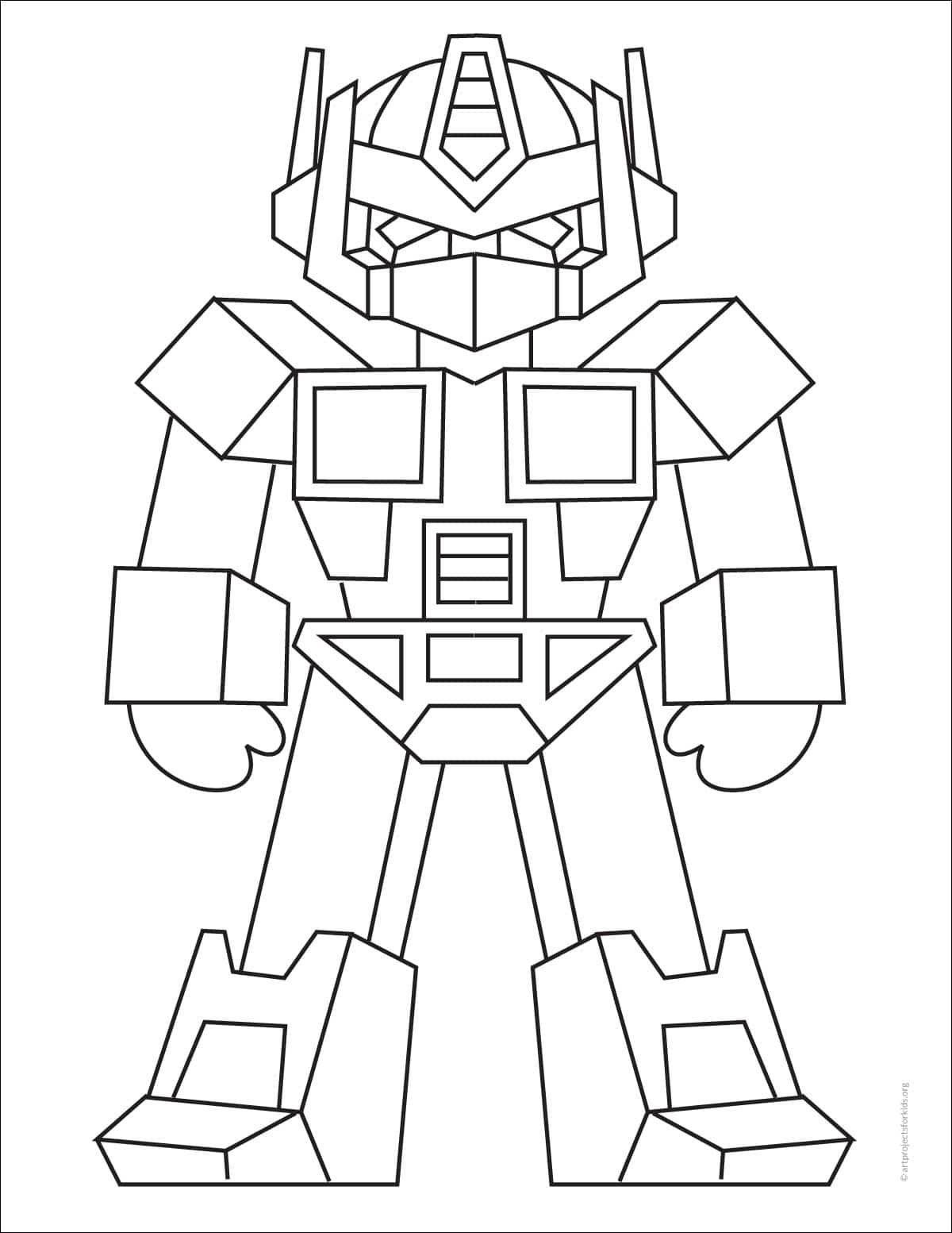 How To Draw Transformers Optimus Prime Easy Step by Step Lesson