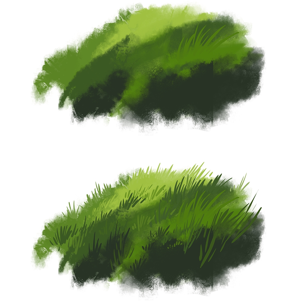 How To Draw Various Foliage With A Depth Of Field Art Rocket
