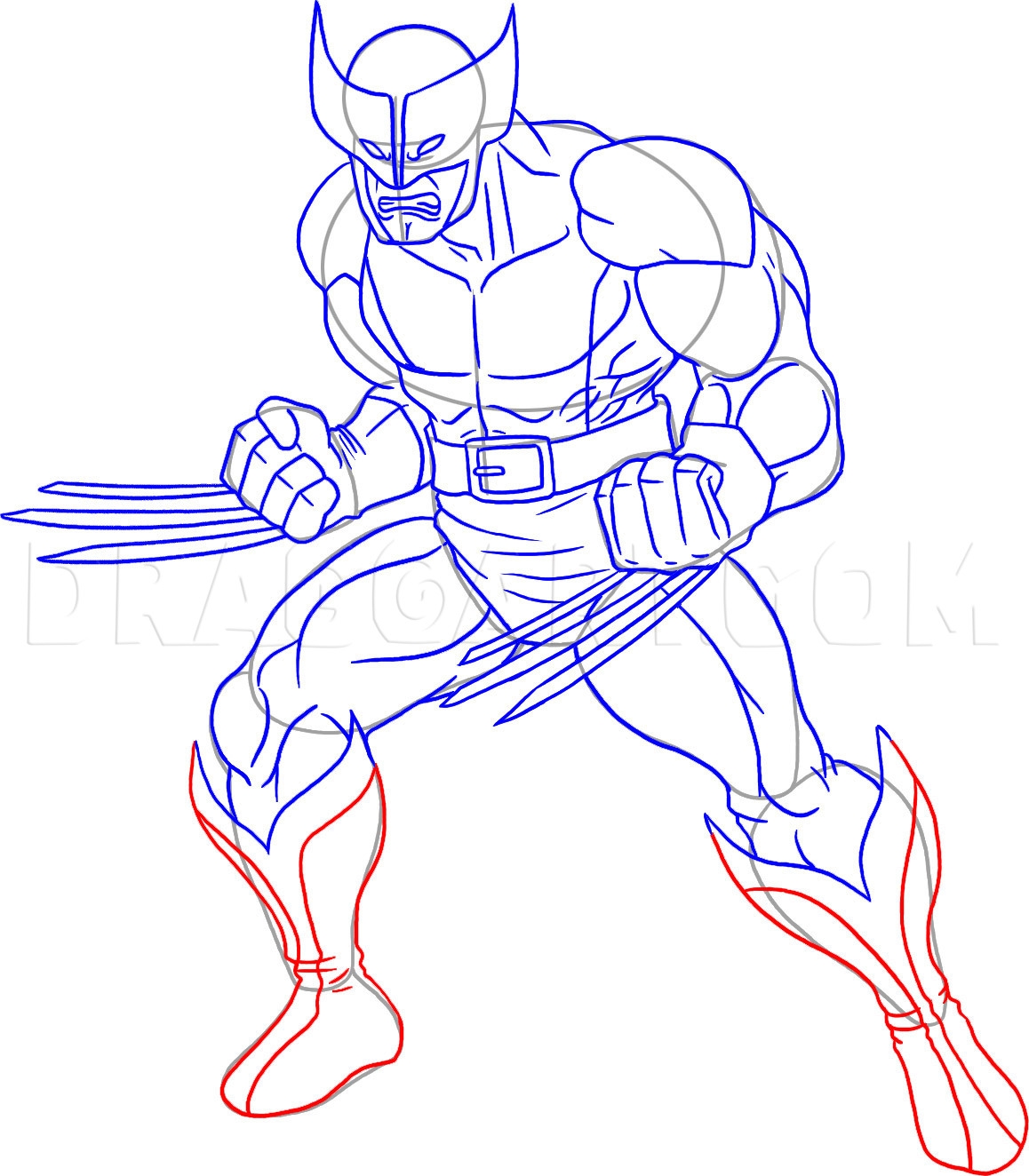 How To Draw Wolverine Drawing Step By Step By Dawn DragoArt