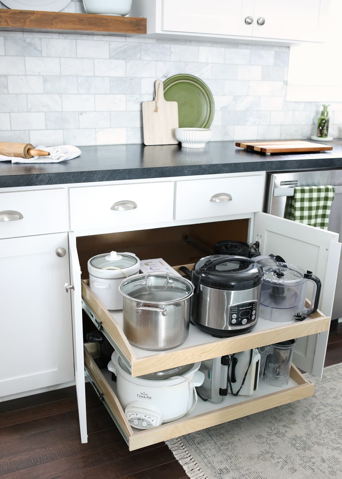 How To EASILY Add Pull Out Drawers To A Kitchen Cupboard