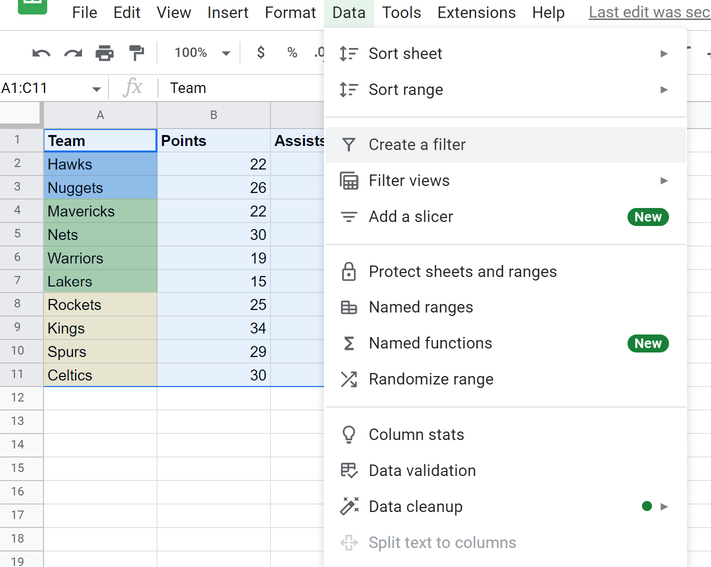 How To Filter Cells By Color In Google Sheets With Example 