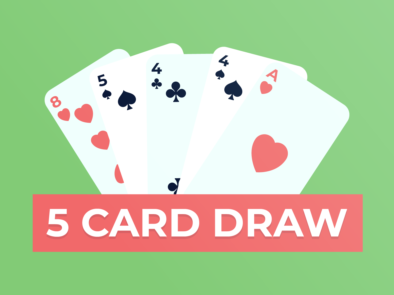 How To Play 5 Card Draw Poker 5 Card Draw Rules And Tip