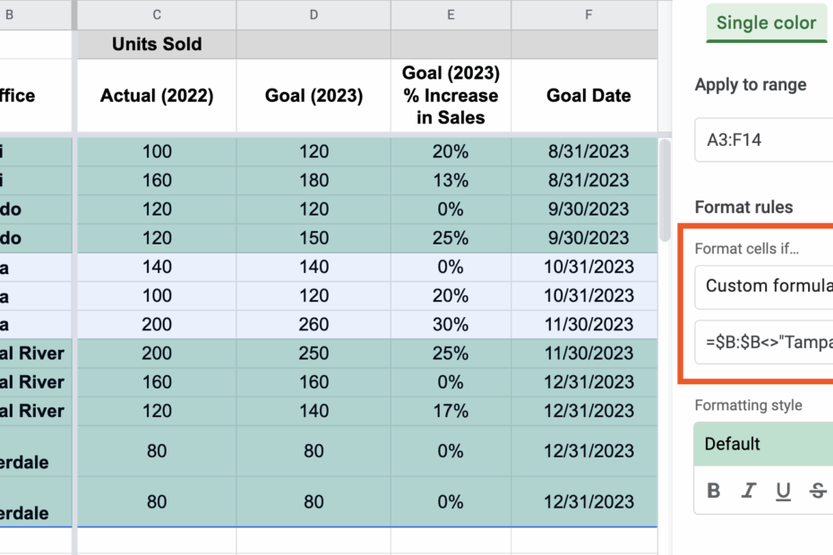 How To Use Conditional Formatting In Google Sheets Zapier