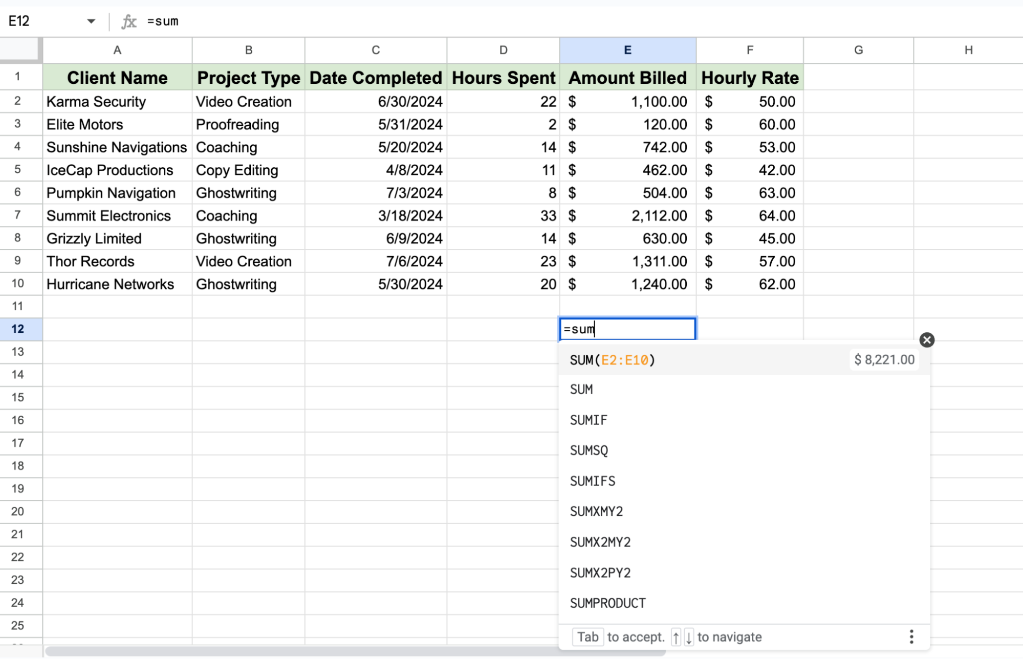google sheet is giving estimated number for multiplicaation