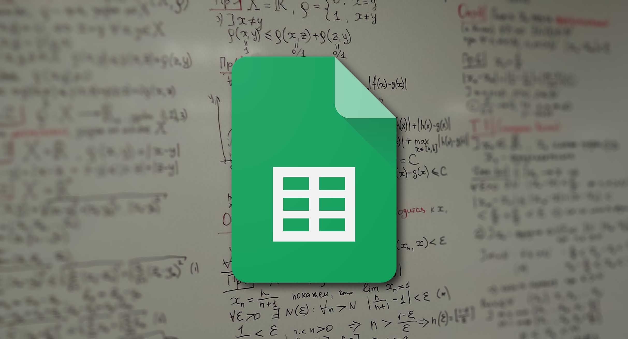 How To Use Mathematical Formulas In Google Sheets