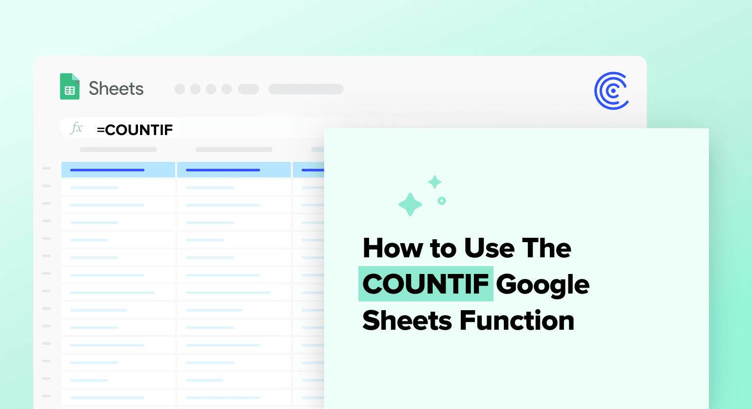 google sheets count number of cells with text