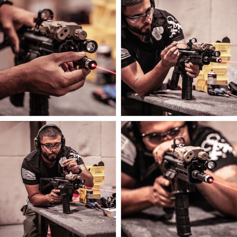 how to zero a red dot sight