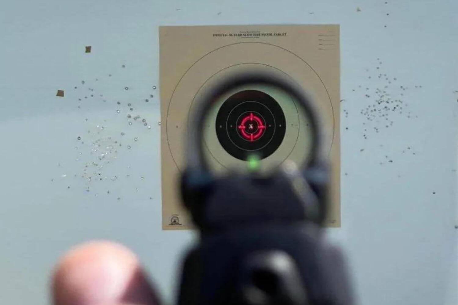 how to zero a red dot scope