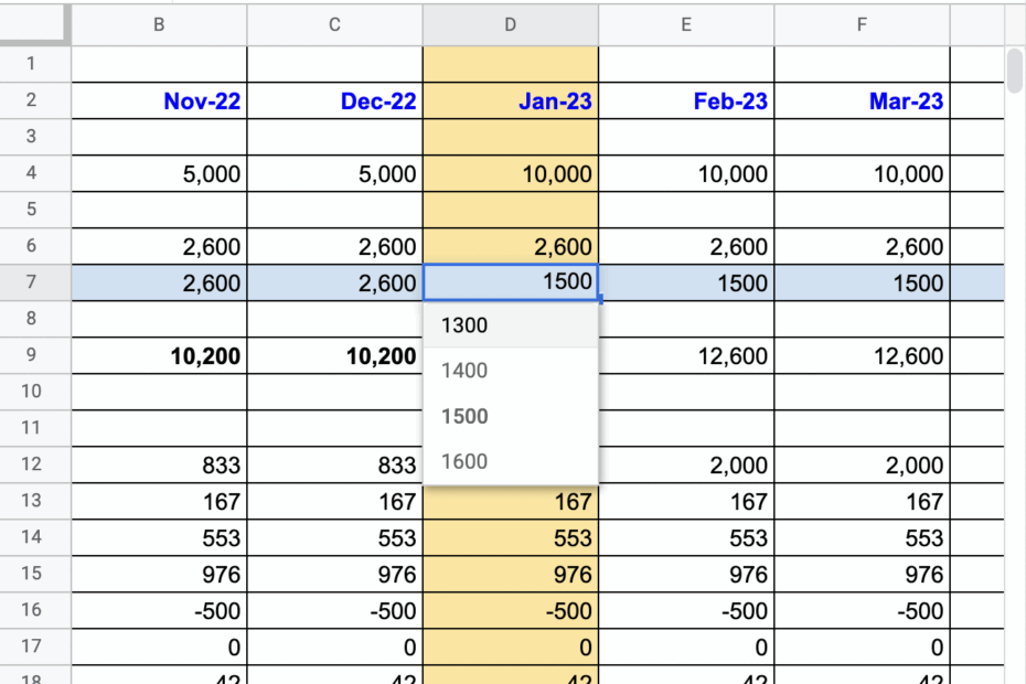 I Would Like To Sum A Drop Down List Of Numbers On Google Sheets Google Docs Editors Community