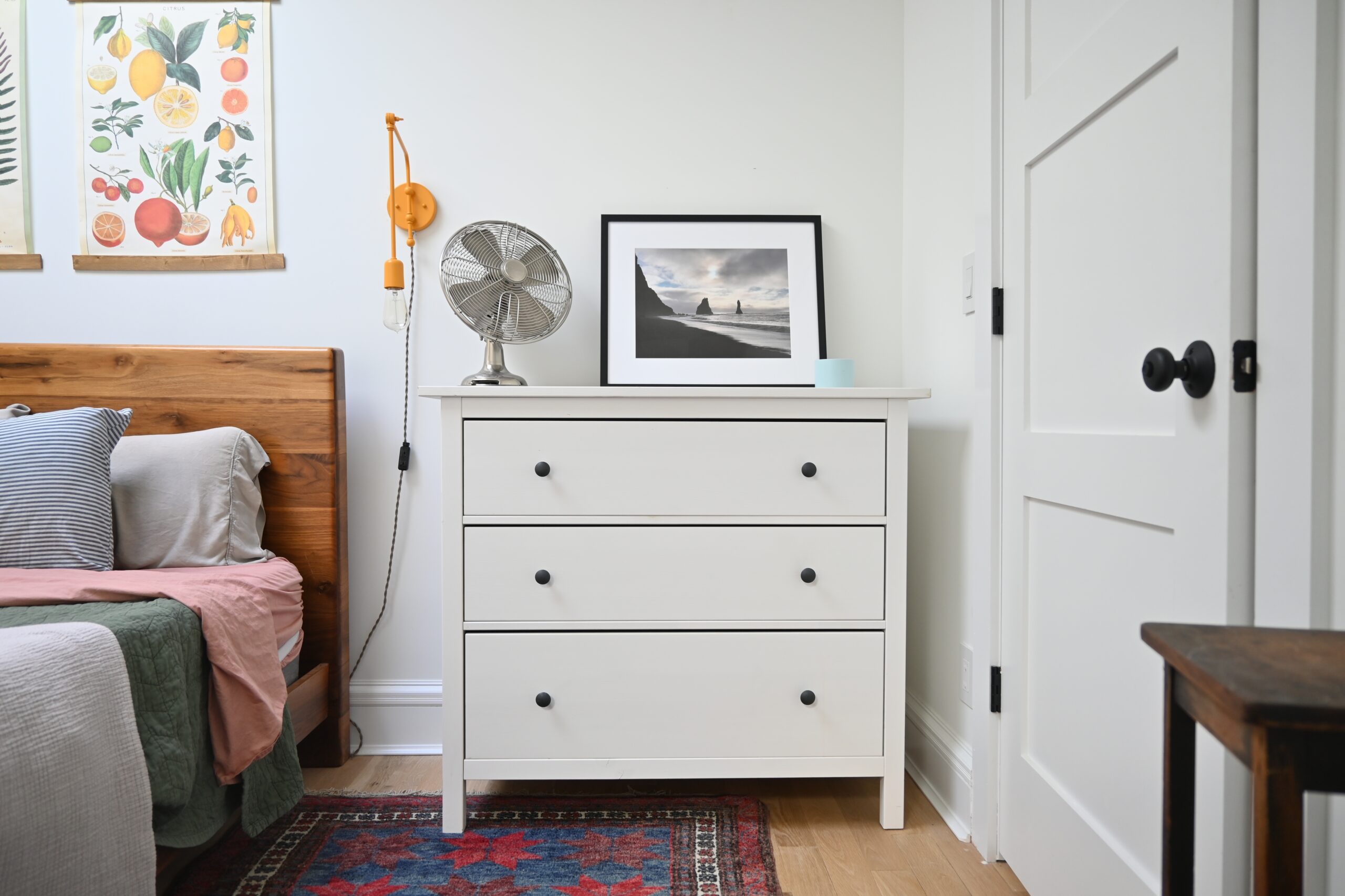 ikea three drawer dresser
