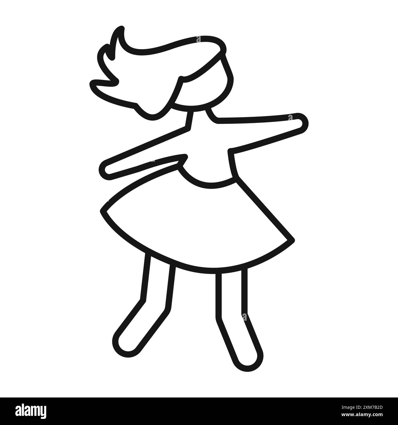 Illustration Line Drawing Jazz Dance Hi res Stock Photography And 
