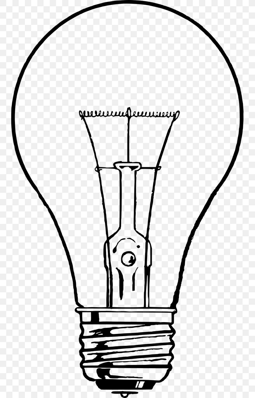 Incandescent Light Bulb Drawing Line Art PNG